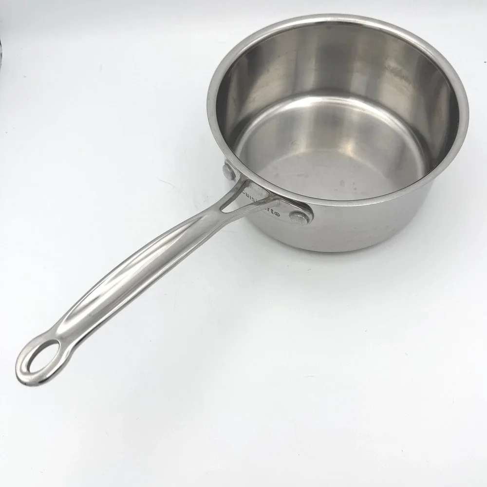 Cuisinart‎ Saucepan with Lid Kitchen 2 Qt Silver 18/10 Stainless Steel  719-18